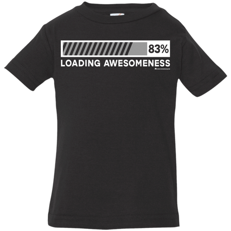T-Shirts Black / 6 Months Loading Awesomeness Infant Premium T-Shirt