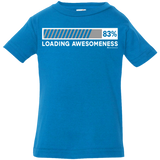 T-Shirts Cobalt / 6 Months Loading Awesomeness Infant Premium T-Shirt