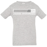 T-Shirts Heather Grey / 6 Months Loading Awesomeness Infant Premium T-Shirt