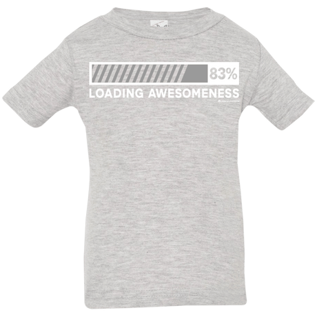 T-Shirts Heather Grey / 6 Months Loading Awesomeness Infant Premium T-Shirt