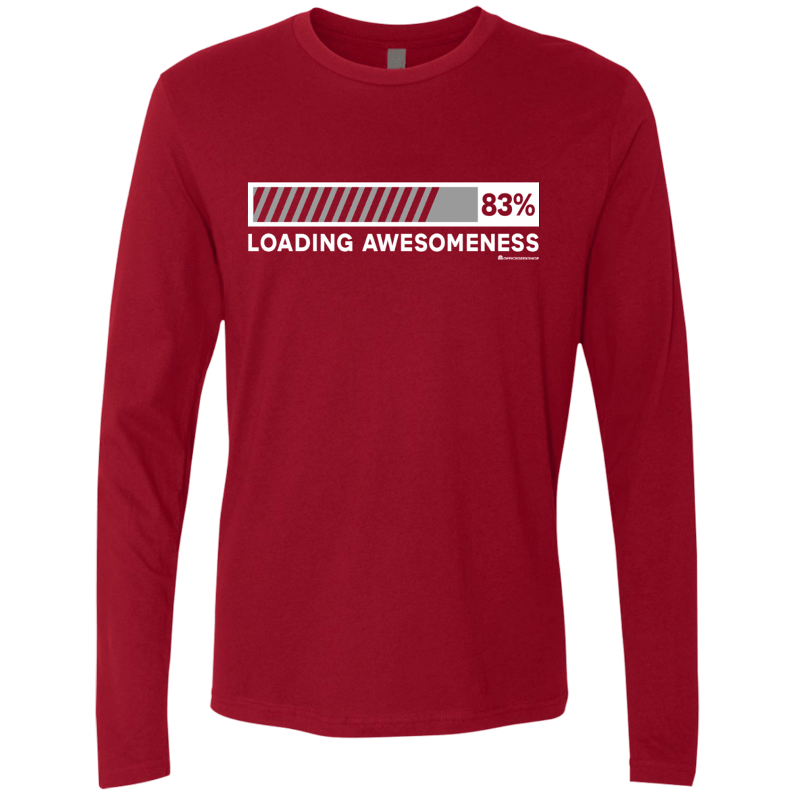 T-Shirts Cardinal / Small Loading Awesomeness Men's Premium Long Sleeve