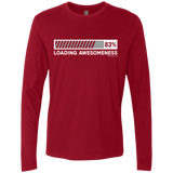 T-Shirts Cardinal / Small Loading Awesomeness Men's Premium Long Sleeve