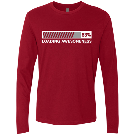 T-Shirts Cardinal / Small Loading Awesomeness Men's Premium Long Sleeve