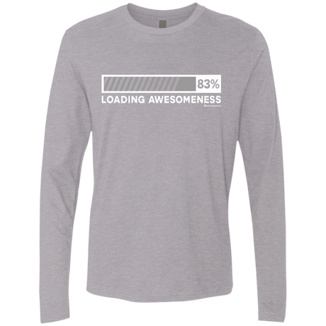 T-Shirts Heather Grey / Small Loading Awesomeness Men's Premium Long Sleeve