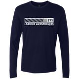T-Shirts Midnight Navy / Small Loading Awesomeness Men's Premium Long Sleeve