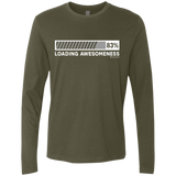 T-Shirts Military Green / Small Loading Awesomeness Men's Premium Long Sleeve