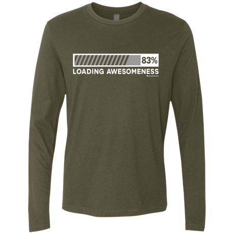 T-Shirts Military Green / Small Loading Awesomeness Men's Premium Long Sleeve