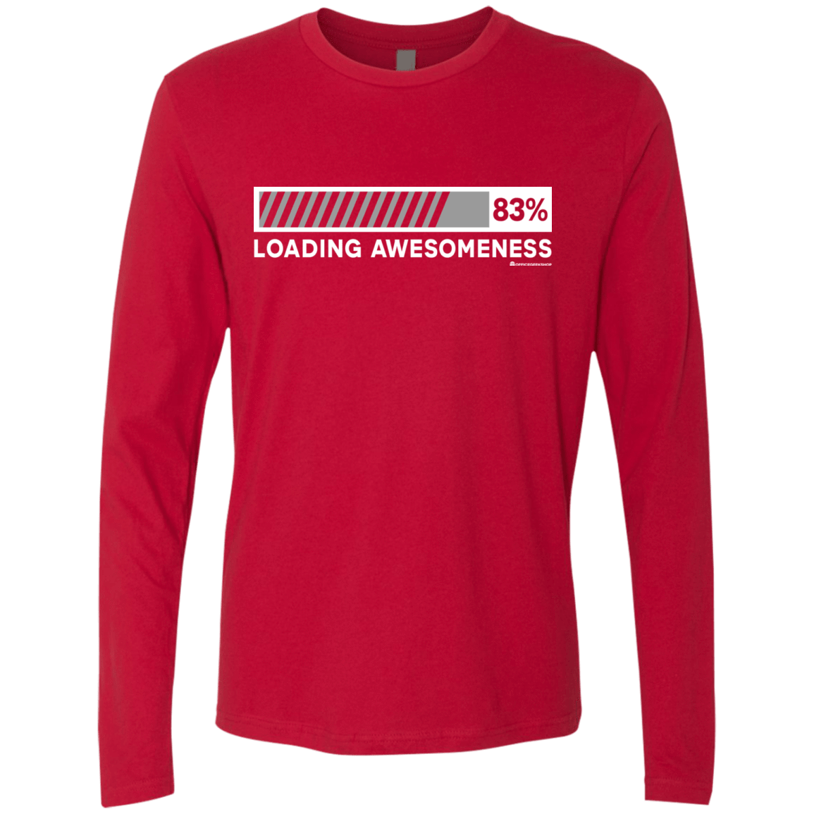 T-Shirts Red / Small Loading Awesomeness Men's Premium Long Sleeve