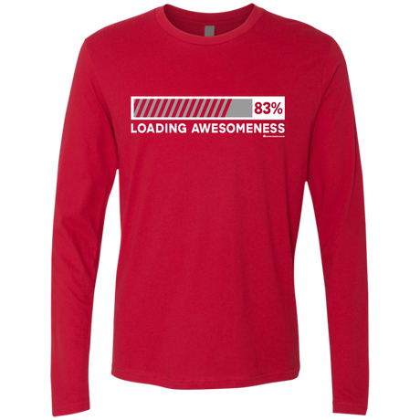 T-Shirts Red / Small Loading Awesomeness Men's Premium Long Sleeve