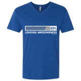 T-Shirts Royal / X-Small Loading Awesomeness Men's Premium V-Neck