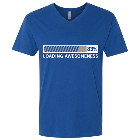 T-Shirts Royal / X-Small Loading Awesomeness Men's Premium V-Neck