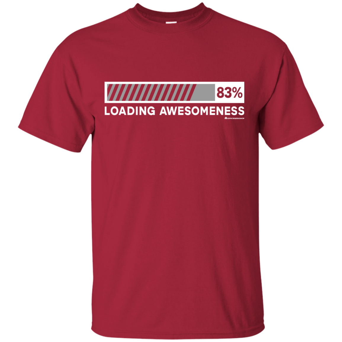 T-Shirts Cardinal / Small Loading Awesomeness T-Shirt