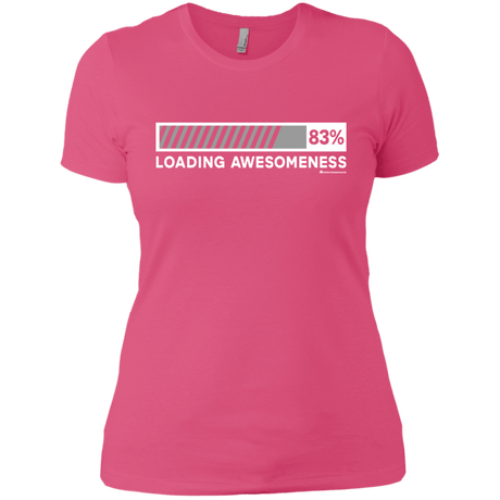 T-Shirts Hot Pink / X-Small Loading Awesomeness Women's Premium T-Shirt
