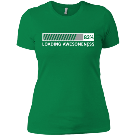 T-Shirts Kelly Green / X-Small Loading Awesomeness Women's Premium T-Shirt