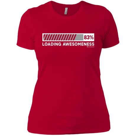 T-Shirts Red / X-Small Loading Awesomeness Women's Premium T-Shirt