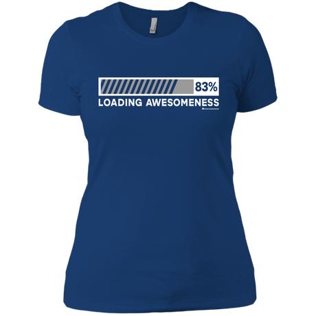 T-Shirts Royal / X-Small Loading Awesomeness Women's Premium T-Shirt
