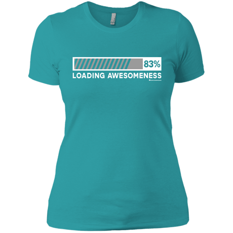 T-Shirts Tahiti Blue / X-Small Loading Awesomeness Women's Premium T-Shirt
