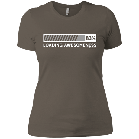 T-Shirts Warm Grey / X-Small Loading Awesomeness Women's Premium T-Shirt