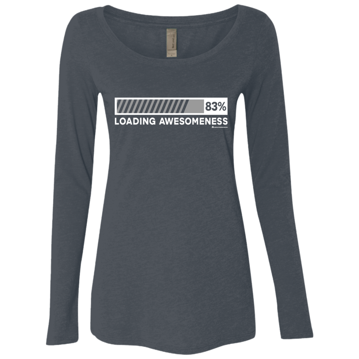 T-Shirts Vintage Navy / Small Loading Awesomeness Women's Triblend Long Sleeve Shirt
