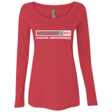 T-Shirts Vintage Red / Small Loading Awesomeness Women's Triblend Long Sleeve Shirt