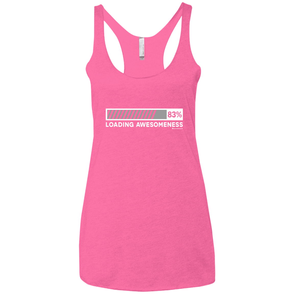 T-Shirts Vintage Pink / X-Small Loading Awesomeness Women's Triblend Racerback Tank