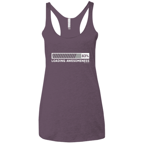 T-Shirts Vintage Purple / X-Small Loading Awesomeness Women's Triblend Racerback Tank