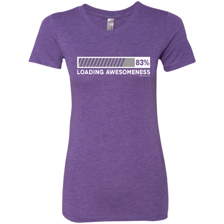 T-Shirts Purple Rush / Small Loading Awesomeness Women's Triblend T-Shirt
