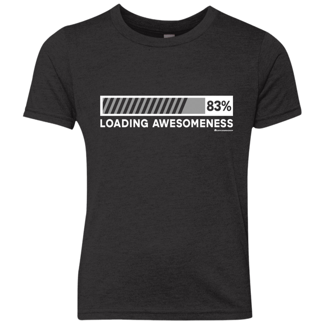 T-Shirts Vintage Black / YXS Loading Awesomeness Youth Triblend T-Shirt