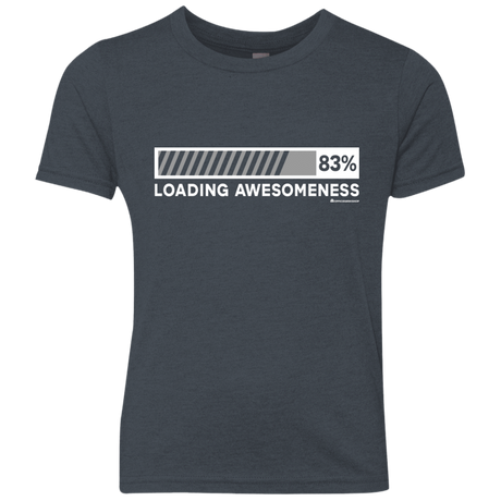 T-Shirts Vintage Navy / YXS Loading Awesomeness Youth Triblend T-Shirt