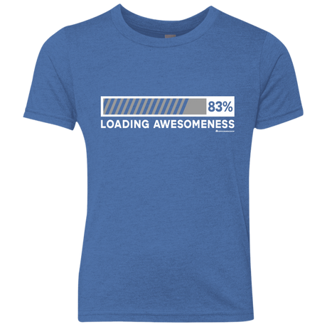 T-Shirts Vintage Royal / YXS Loading Awesomeness Youth Triblend T-Shirt