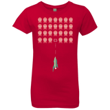 T-Shirts Red / YXS Lobster invaders Girls Premium T-Shirt