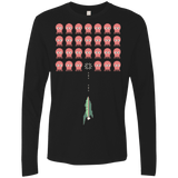 T-Shirts Black / Small Lobster invaders Men's Premium Long Sleeve