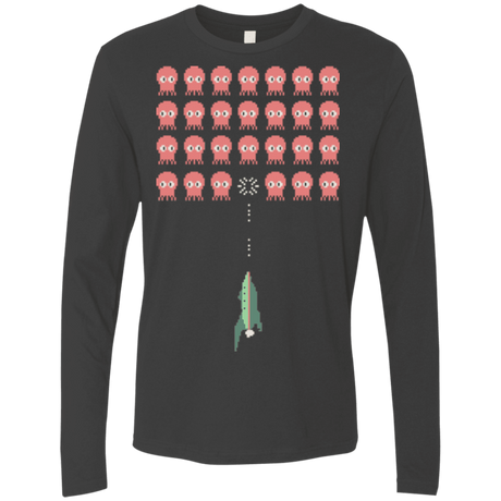 T-Shirts Heavy Metal / Small Lobster invaders Men's Premium Long Sleeve