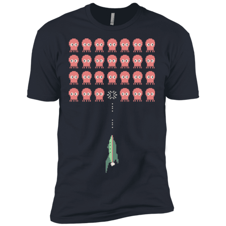 T-Shirts Indigo / X-Small Lobster invaders Men's Premium T-Shirt