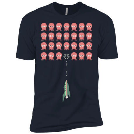 T-Shirts Midnight Navy / X-Small Lobster invaders Men's Premium T-Shirt