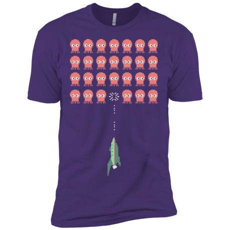 T-Shirts Purple / X-Small Lobster invaders Men's Premium T-Shirt