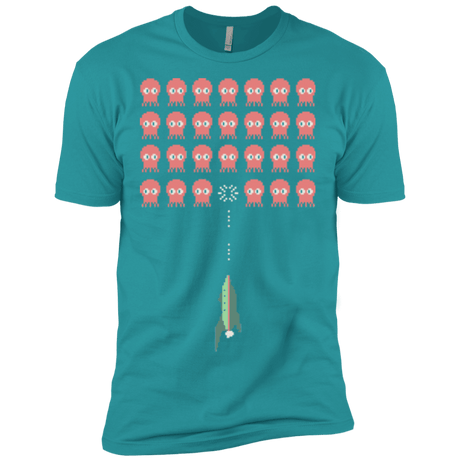 T-Shirts Tahiti Blue / X-Small Lobster invaders Men's Premium T-Shirt