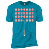 T-Shirts Turquoise / X-Small Lobster invaders Men's Premium T-Shirt