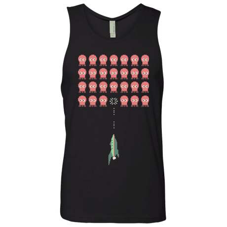 T-Shirts Black / Small Lobster invaders Men's Premium Tank Top