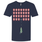 T-Shirts Midnight Navy / X-Small Lobster invaders Men's Premium V-Neck