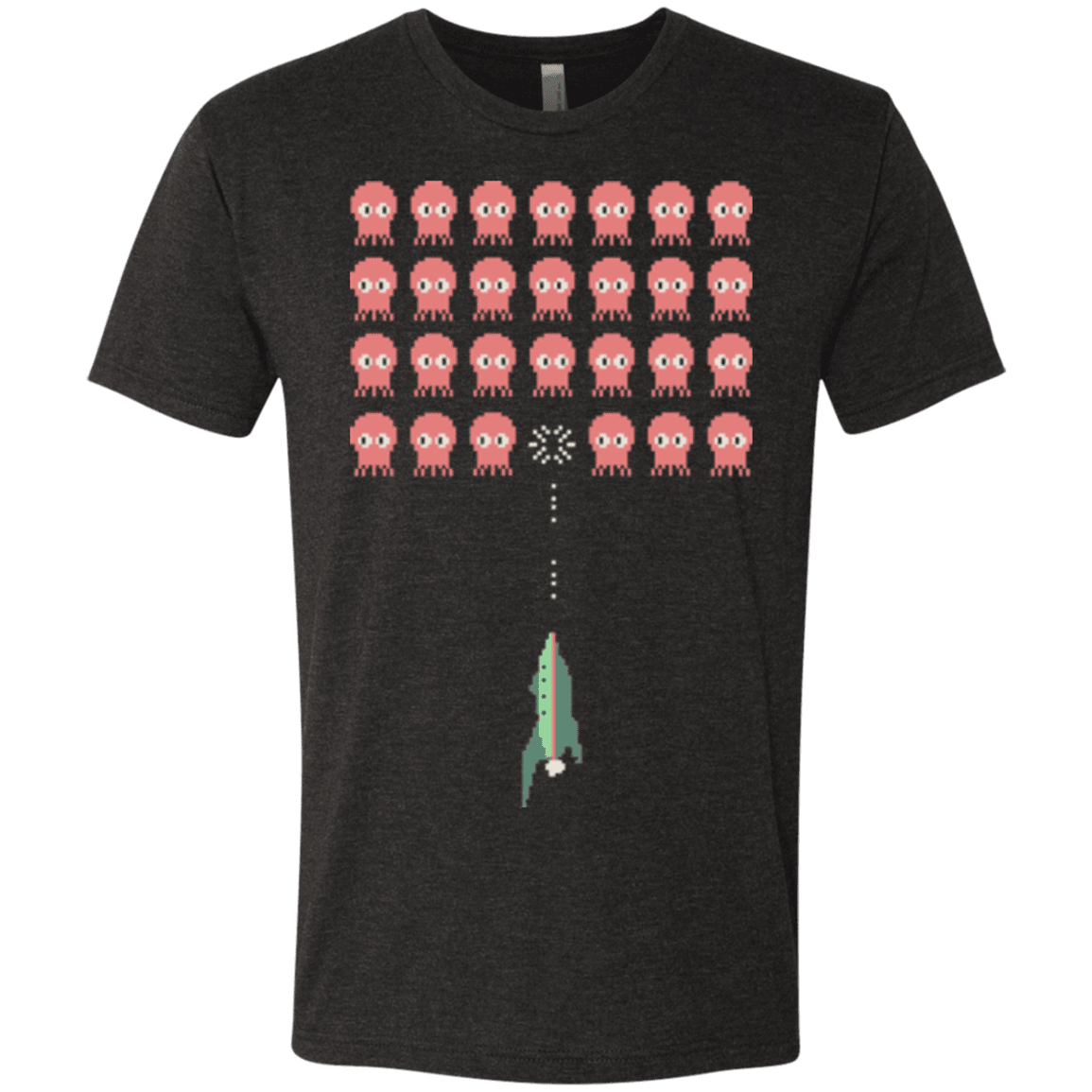 T-Shirts Vintage Black / Small Lobster invaders Men's Triblend T-Shirt