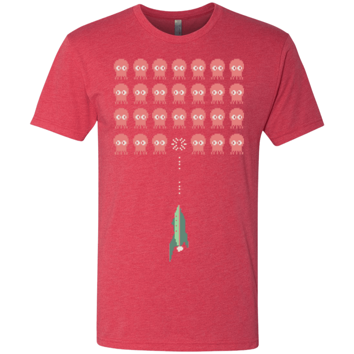 T-Shirts Vintage Red / Small Lobster invaders Men's Triblend T-Shirt