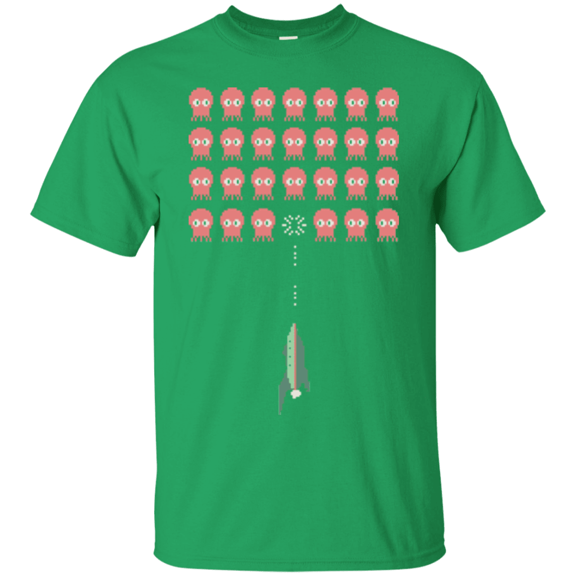 T-Shirts Irish Green / Small Lobster invaders T-Shirt