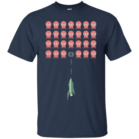 T-Shirts Navy / Small Lobster invaders T-Shirt