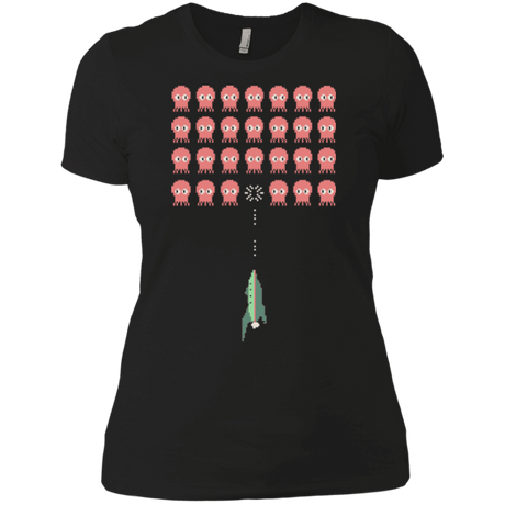 T-Shirts Black / X-Small Lobster invaders Women's Premium T-Shirt