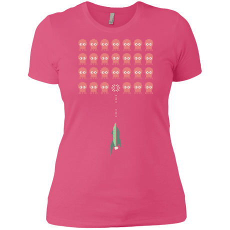 T-Shirts Hot Pink / X-Small Lobster invaders Women's Premium T-Shirt