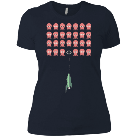T-Shirts Midnight Navy / X-Small Lobster invaders Women's Premium T-Shirt