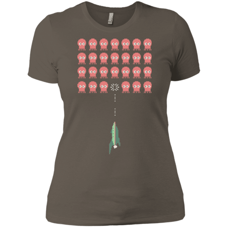 T-Shirts Warm Grey / X-Small Lobster invaders Women's Premium T-Shirt