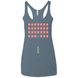 T-Shirts Indigo / X-Small Lobster invaders Women's Triblend Racerback Tank