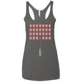 T-Shirts Premium Heather / X-Small Lobster invaders Women's Triblend Racerback Tank
